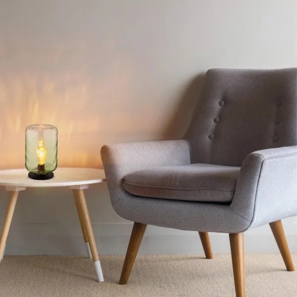 Globo 16046TG - Asztali lámpa DARINA 1xE27/60W/230V zöld