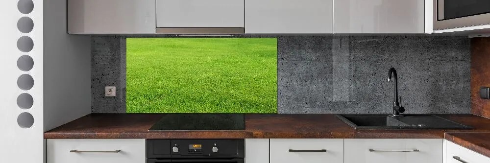 Konyhai dekorpanel Zöld fű pksh-141153462