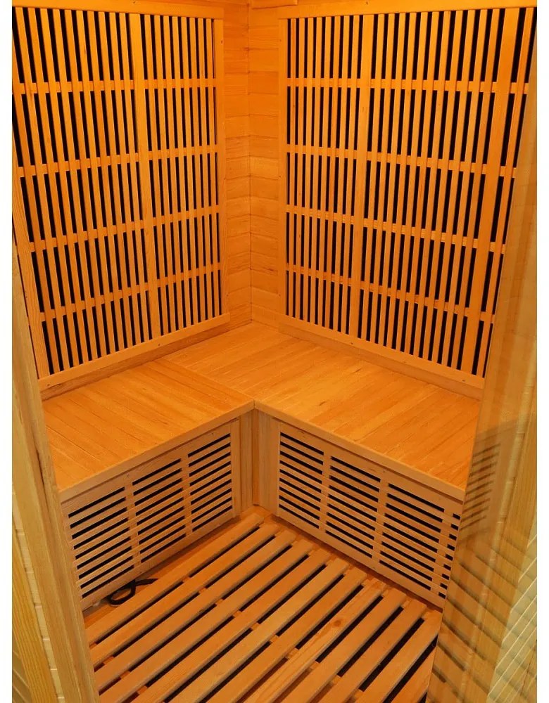 Sauna DeLuxe 4005 Carbon, világosbarna