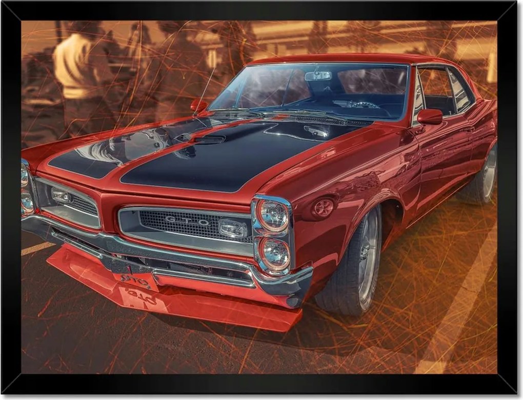 Poszterek keretben 40x30 Pontiac Gto Autó