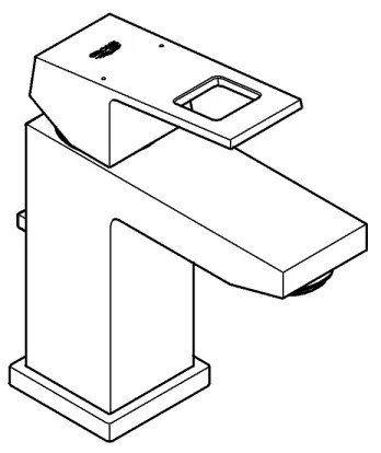 GROHE 2312700E - EUROCUBE mosdócsaptelep, S méret, fényes króm