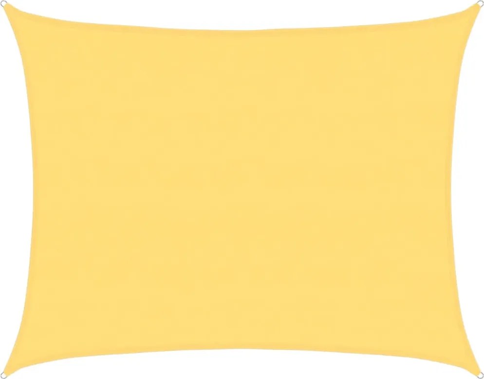 vidaXL bézs HDPE napvitorla 160 g/m² 6 x 7 m