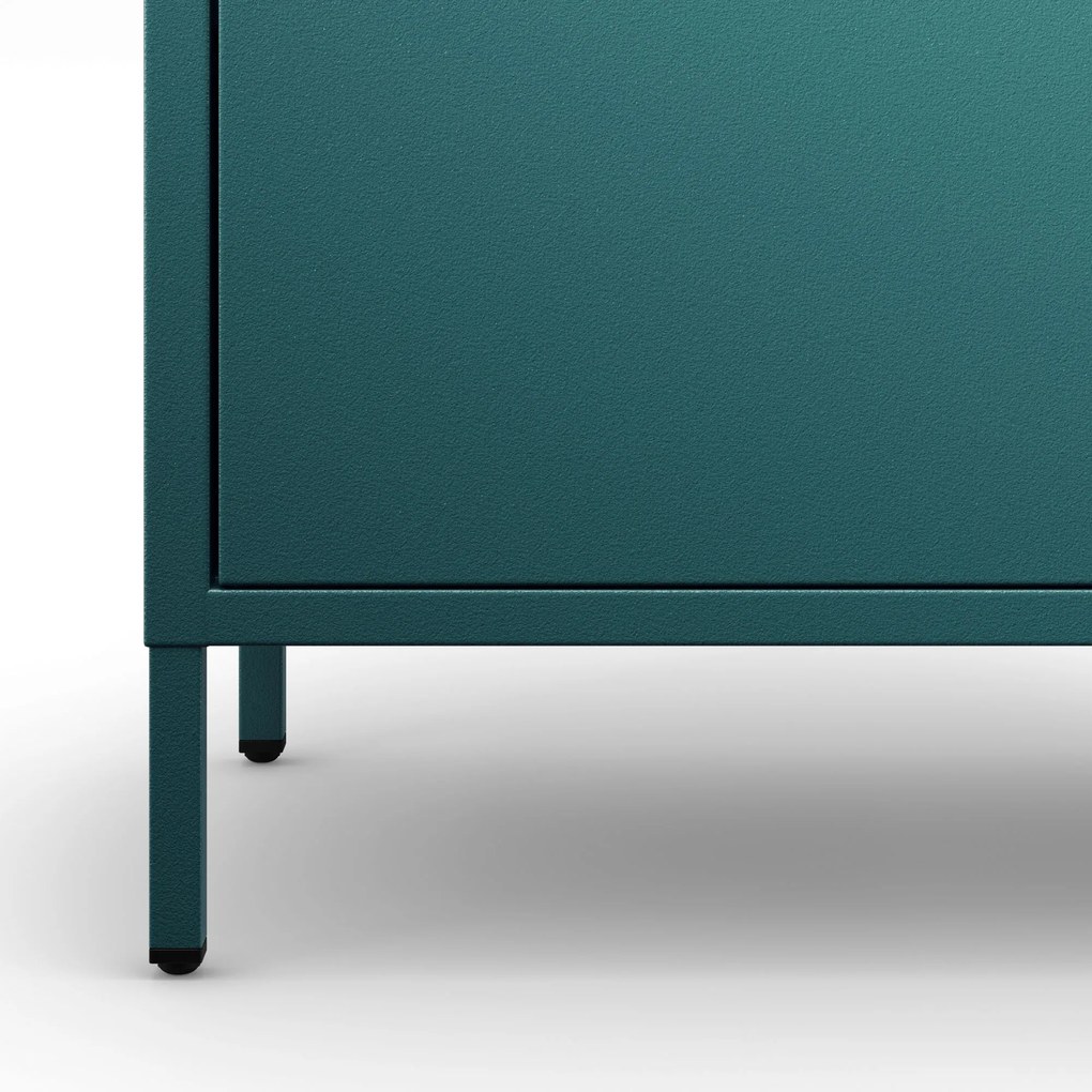 Gardróbszekrény FLAVIO, 800 x 1850 x 450 mm, Modern: tengerszínű