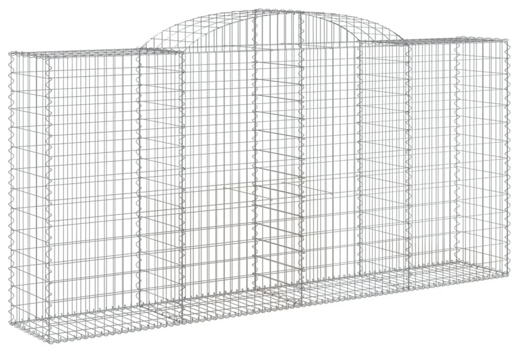 20 db íves horganyzott vas gabion kosár 300x50x140/160 cm