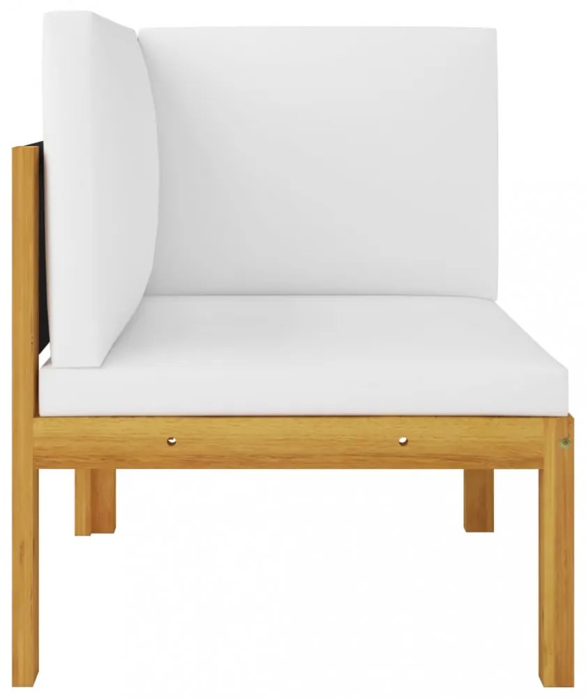kétszemélyes kerti pad párnákkal, akácfa és kötél