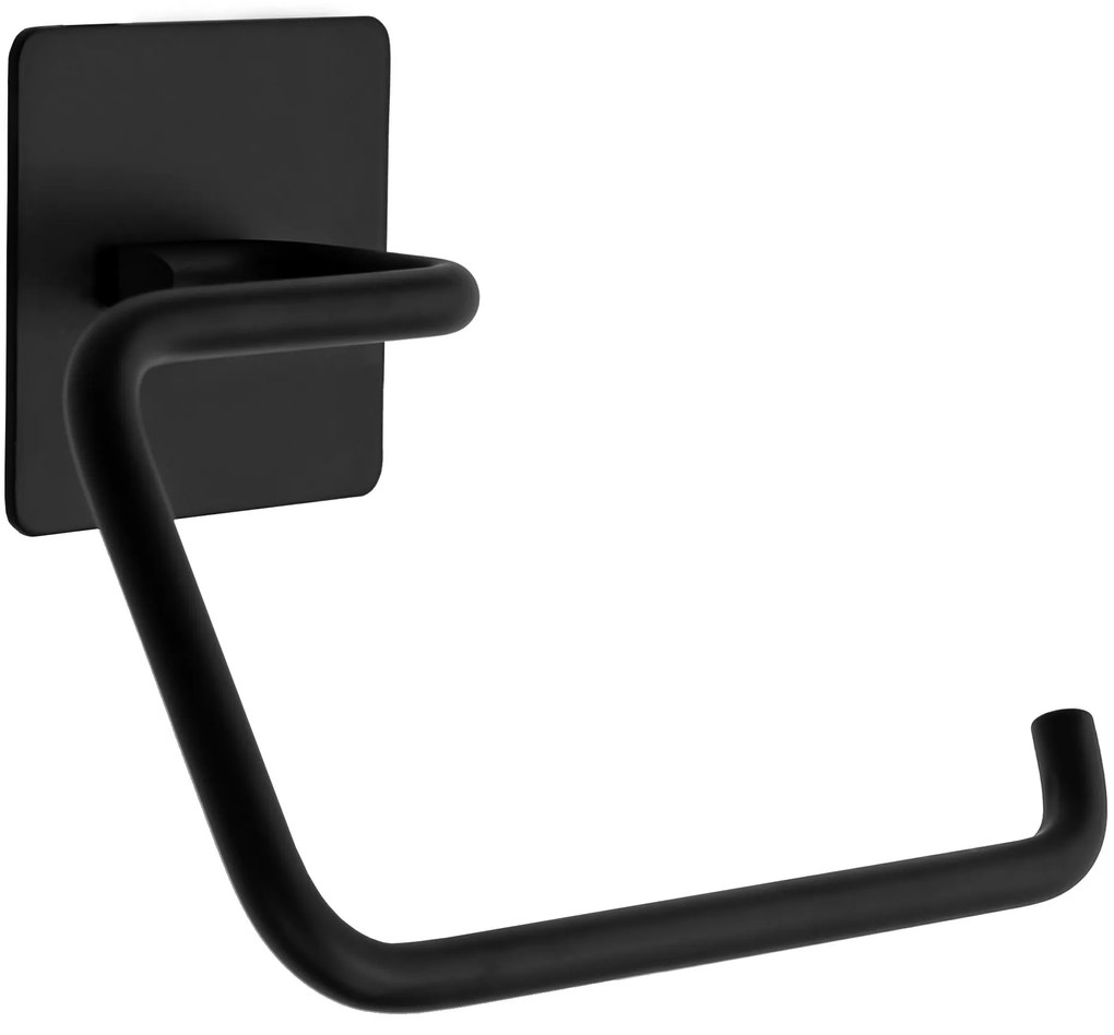 Falra szerelhető wc papír tartó Black 322191A