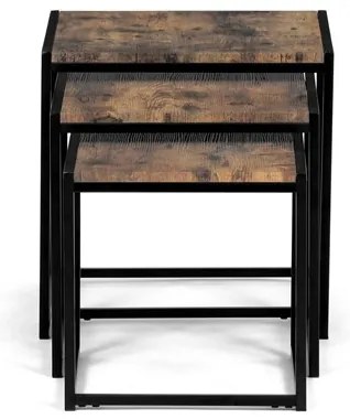 Dohányzóasztal 45×45 cm, MDF, Old Wood. AF-3003 OLW