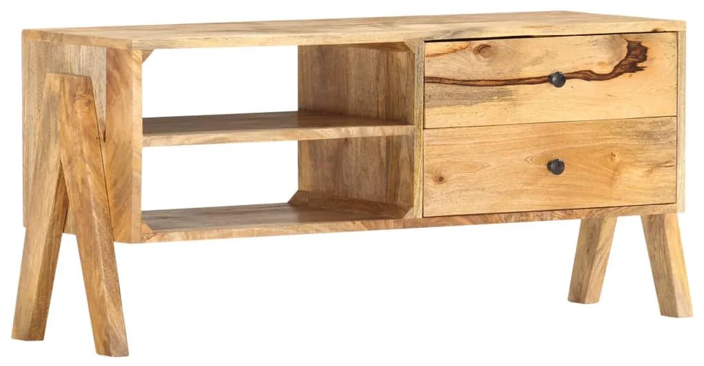 tömör mangófa TV-szekrény 97 x 35 x 47 cm