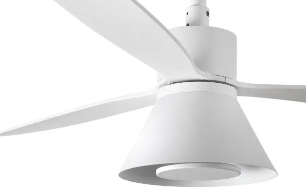 FARO 33760WT-22-LED Fényerő-szabályozható ventilátor AMELIA L CONE LED/20W/230V fehér átm. 132 cm WT + DO