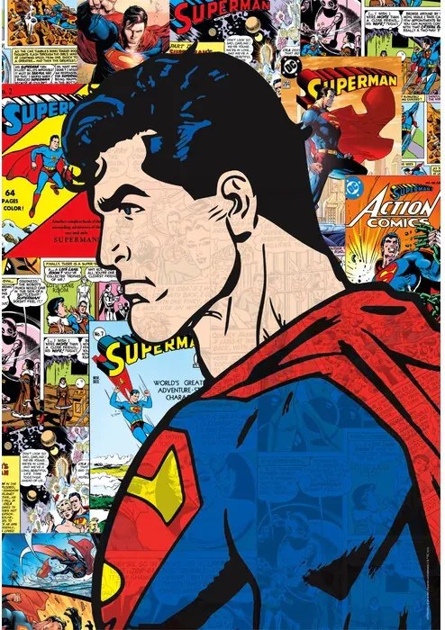 Superman Comic 1000 db-os Compact puzzle Clementoni
