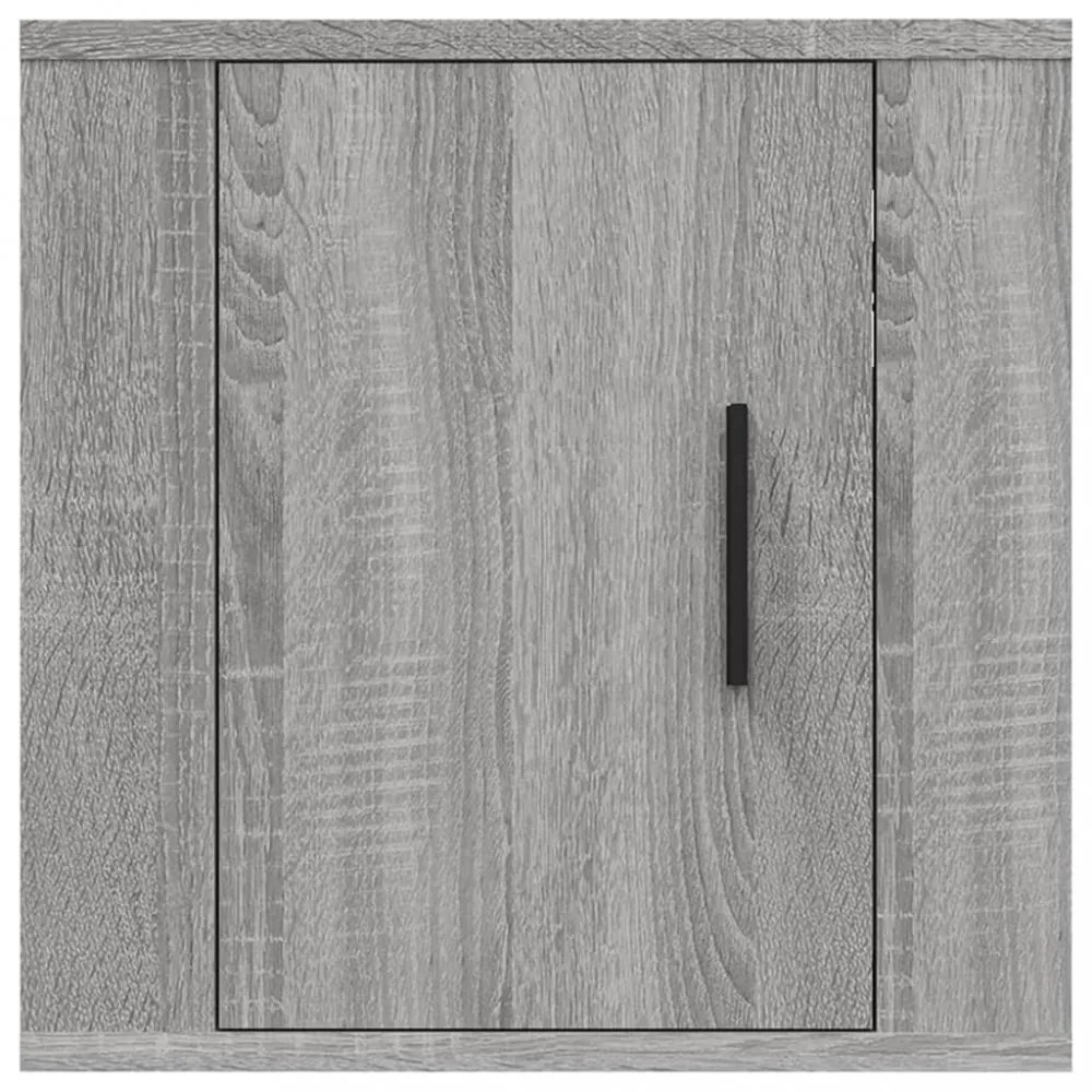 2 db szürke sonoma falra szerelhető TV-szekrény 40x34,5x40 cm