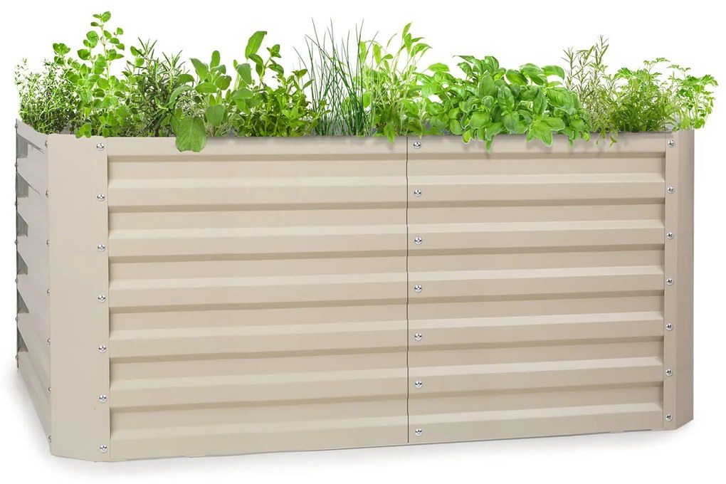 Blumfeldt Blum High Grow Straight, magaságyás, 120 x 60 x 60 cm, 432l, acél