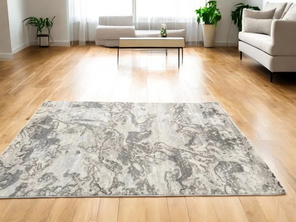 Veston 39877 szürke modern szőnyeg 80x150 cm