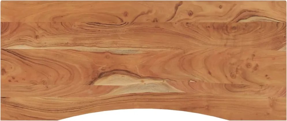 vidaXL tömör akácfa téglalap alakú asztallap 120 x 50 x 2,5 cm