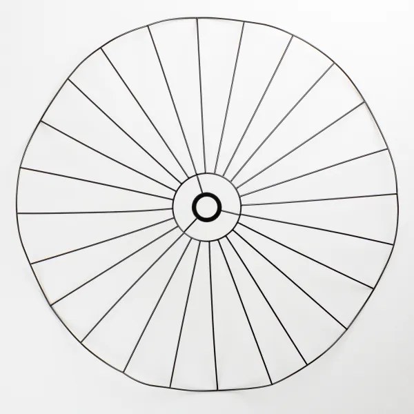 Univerzális búra CURITIBA, átmérő 80 cm, fekete