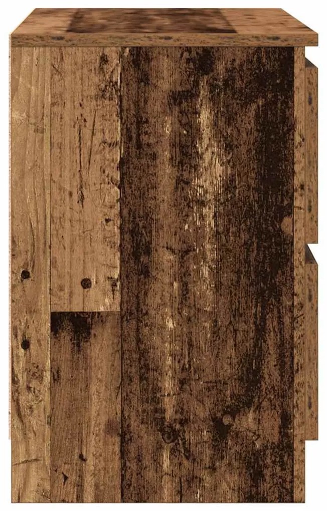 antik hatású szerelt fa TV-szekrény 60x35x54 cm