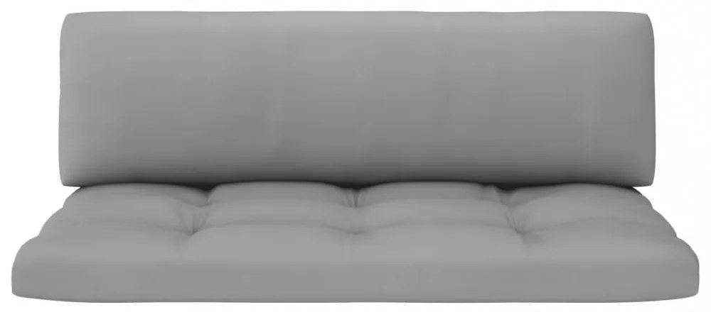 fehér impregnált fenyőfa kerti középső raklapkanapé