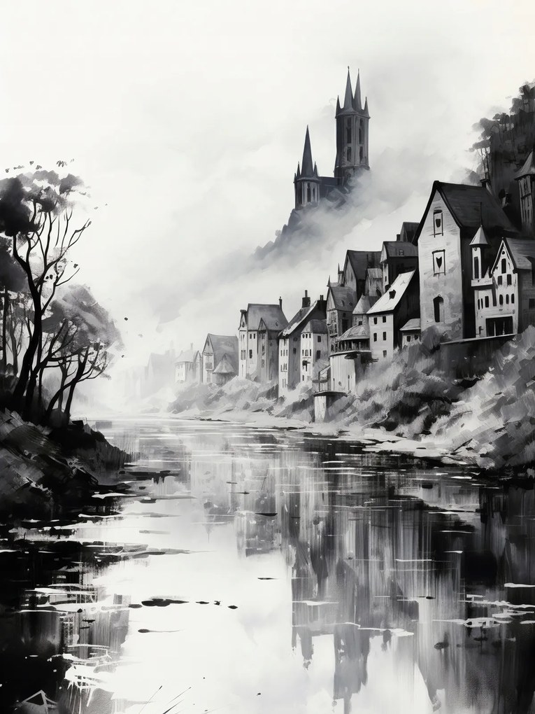 Poszter 30x40cm Ködös Reflex