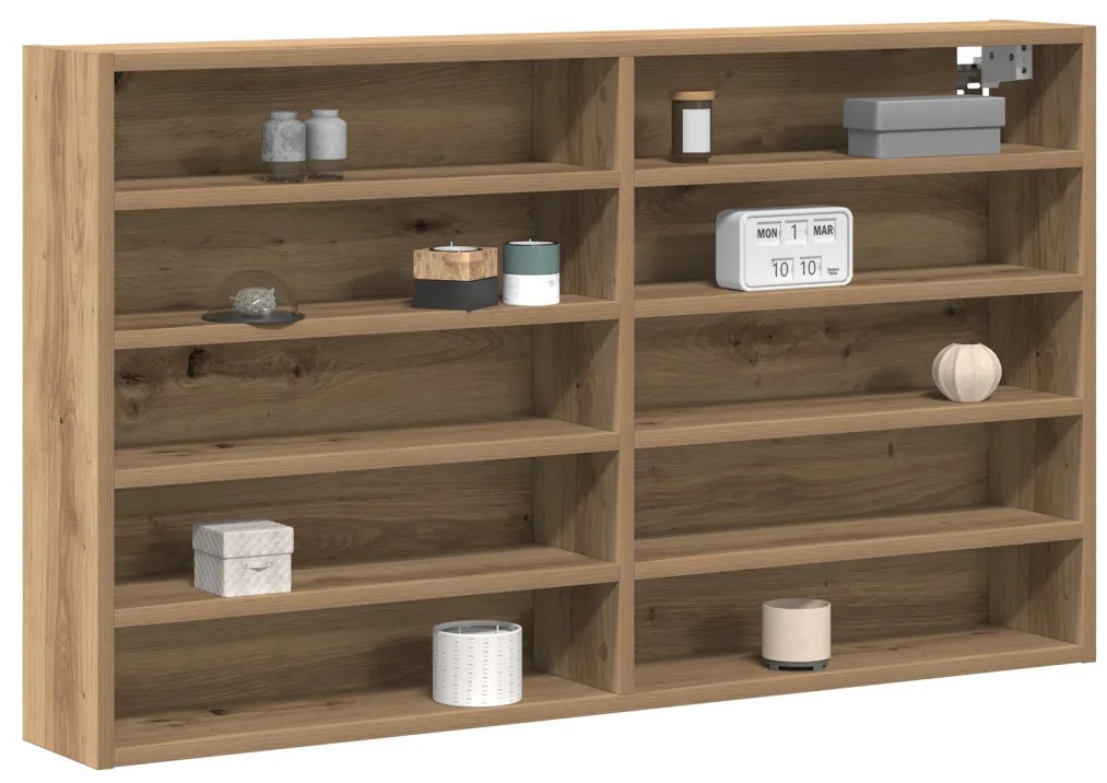 Vitrine Cabinet Artisan Oak 100x15x58 cm Műgyanta Fa