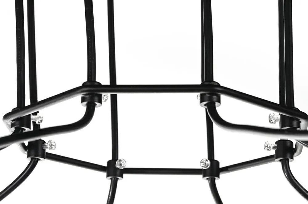 KING HOME 91908 FLUSSO Modern Függesztett Lámpa Fekete G9 IP20