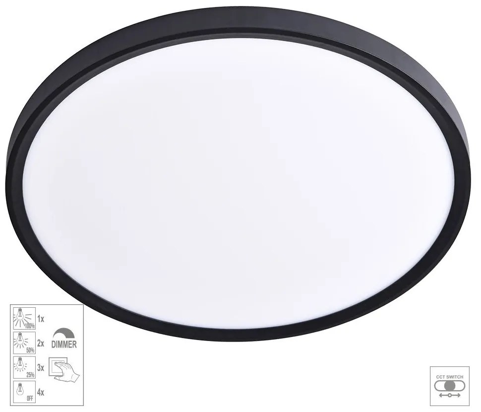PREZENT 70329 TRIMO II. Ufo Lámpa Fehér, Fekete LED IP20
