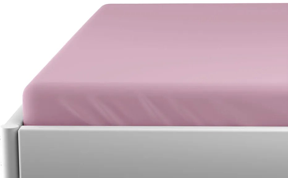 Jersey lepedő gyermekágyhoz rózsaszín 70 x 140 cm