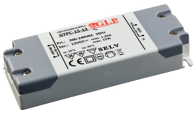 GLP Led tápegység GTPC-15-12 15W 12V 1.25A