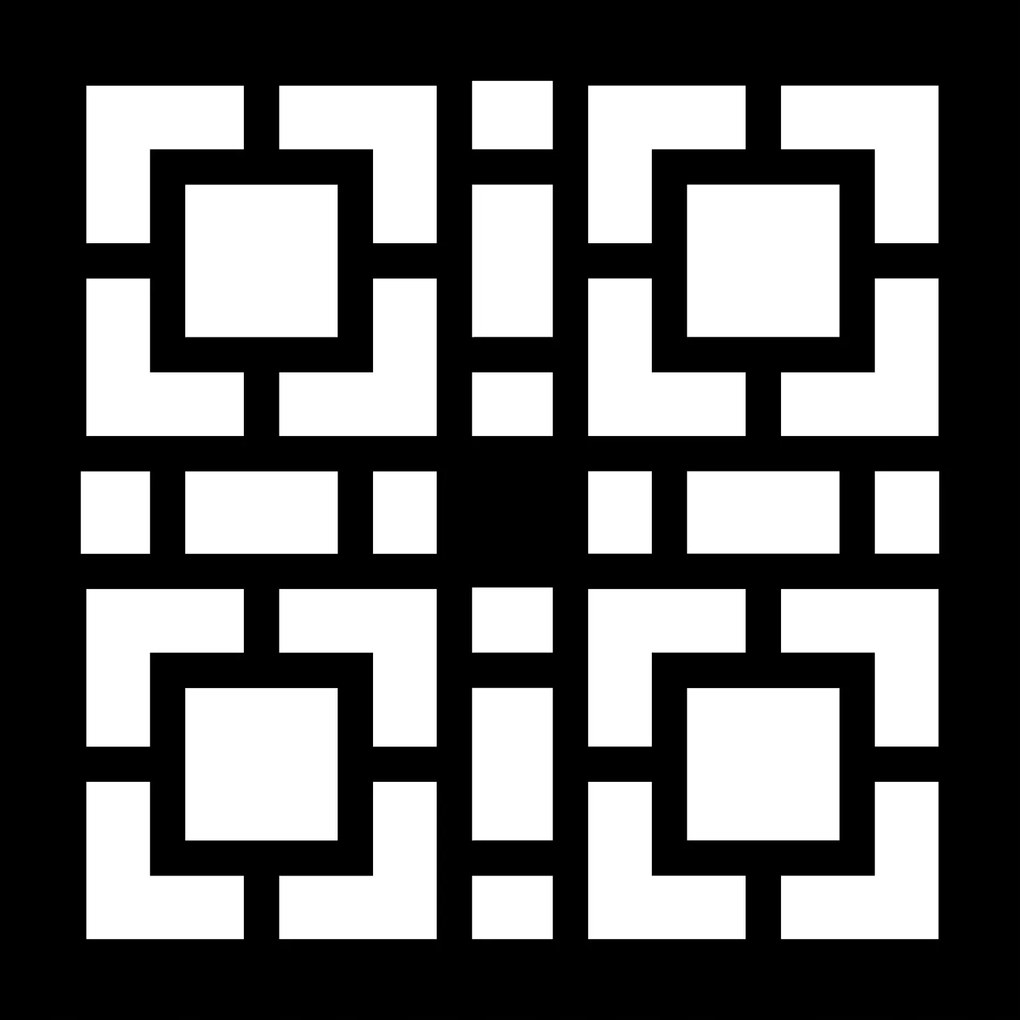 Tányéralátét szett 4 db-os asztali dísz szögletes minta 8