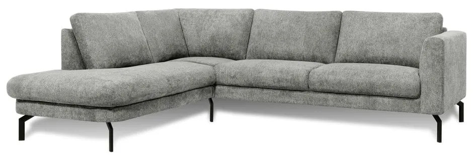 Világosszürke sarokkanapé (bal oldali) Gomero – Scandic