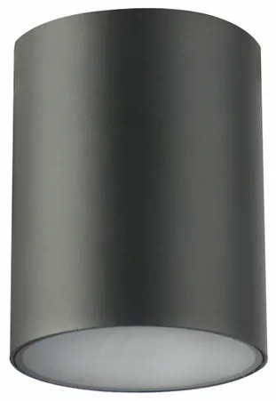 Lámpa Mennyezeti lámpatest LENTO, aluminium, 100x130, IP54, MAX.35W, kör, grafit