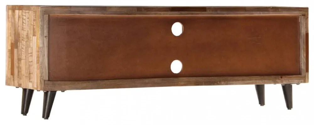 tömör mangófa TV-szekrény 118 x 30 x 40 cm