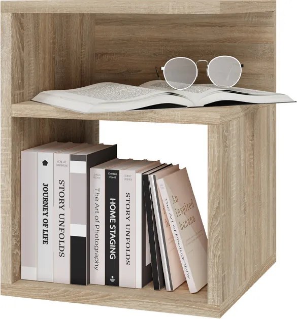 Tini éjjeliszekrény, sonoma