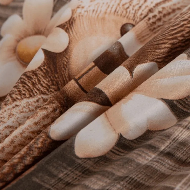 Mikroszálas ágyneműhuzat SPRING BEAR barna Ágyneműhuzat mérete: 70 x 80 cm | 140 x 200 cm