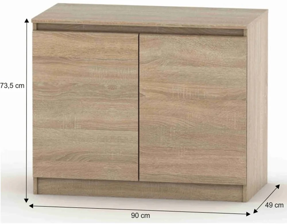 HANY NEW 008 szekrény, sonoma tölgy