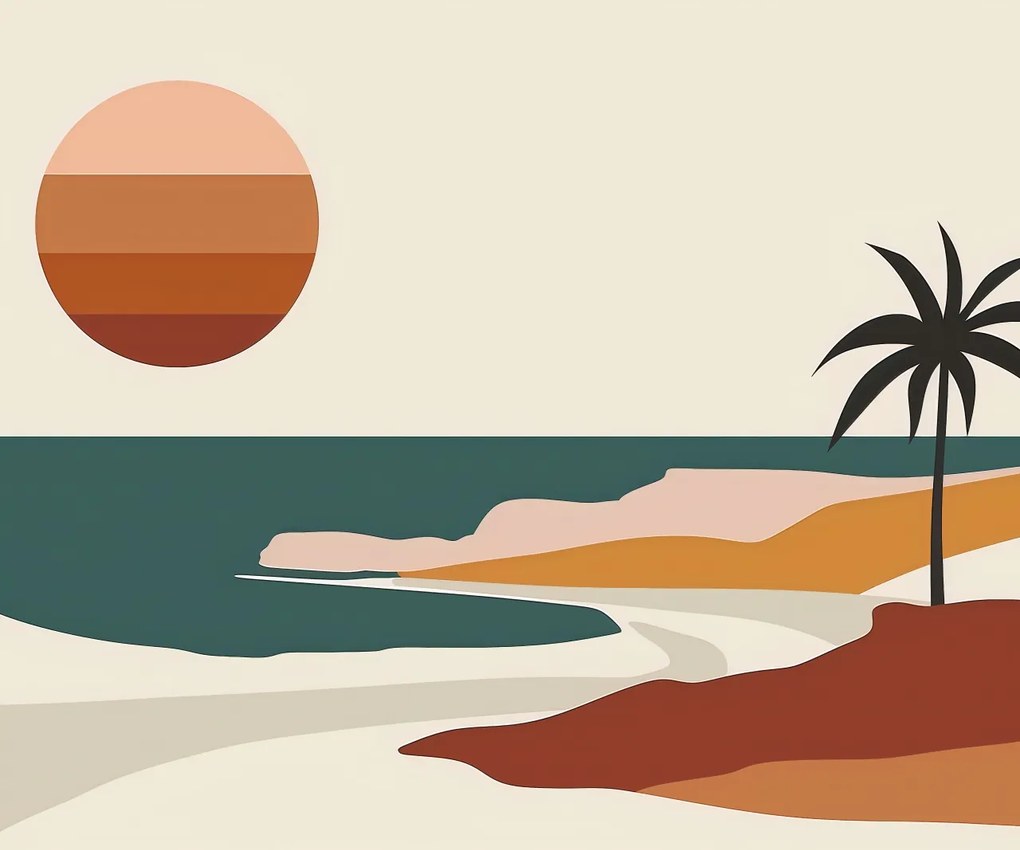 Poszter 60x50cm Sziget a Nyugaton