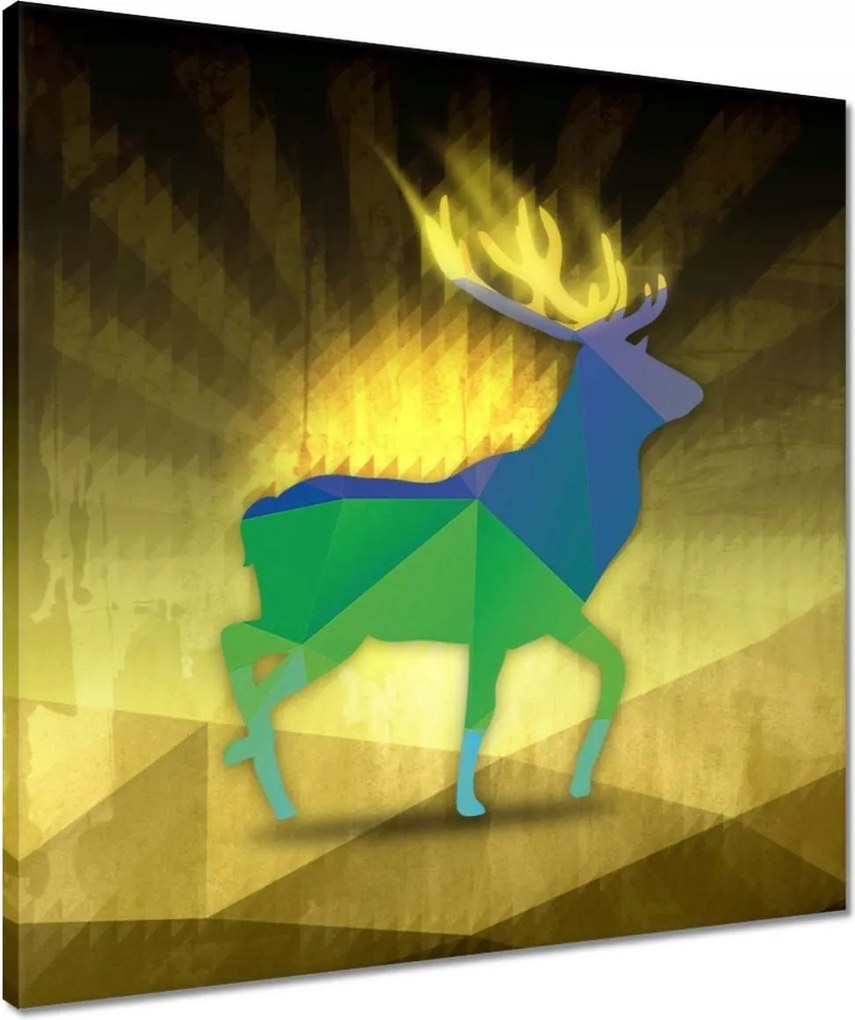 Vászonkép 50x50 Felszarvazott modern grafika