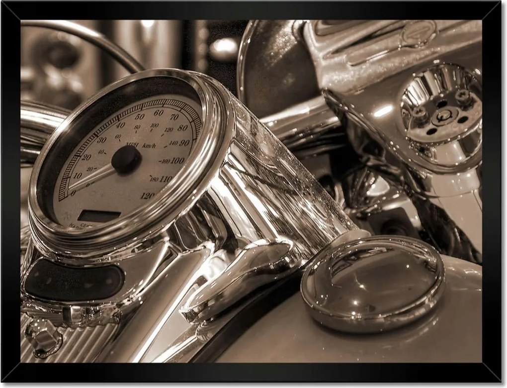 Poszterek keretben 40x30 Harley Davidson Motorkerékpár