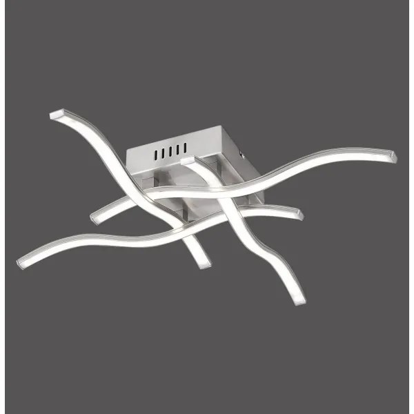 Leuchten Direkt 15131-55 - LED Felületre szerelhető csillár WAWE 4xLED/4,6W/230V matt króm