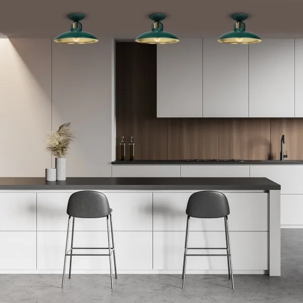 Brilagi - LED Felületre szerelhető csillár  FLAMENGO 1xE27/60W/230V zöld