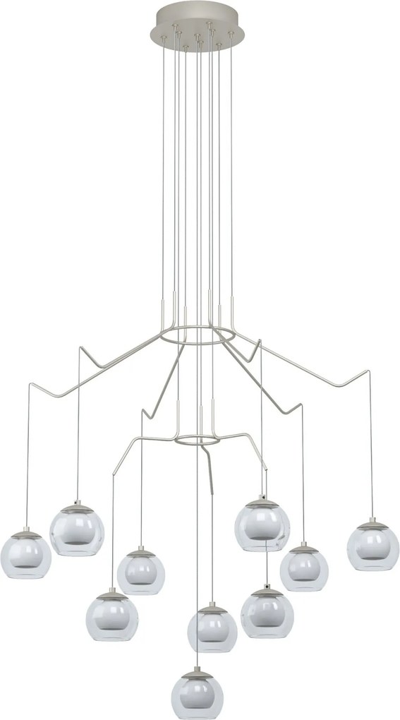 Eglo ROVIGANA 39516 Csillár 10x3,3W/LED 3000K 3400LM IP20