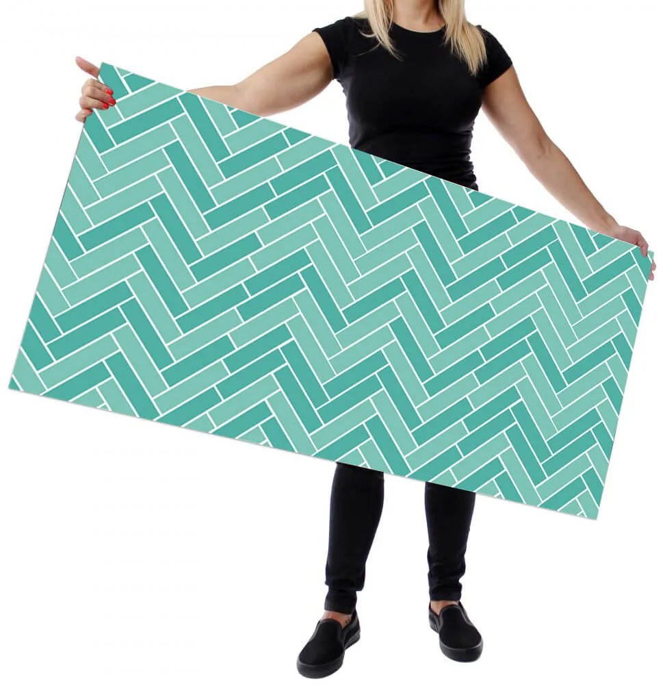 Wallplex konyhahátfal Herringbone (Méret: 60x180)