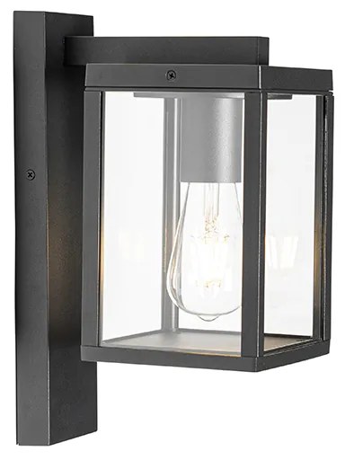 Ipari kültéri fali lámpa fekete IP44 - Charlois