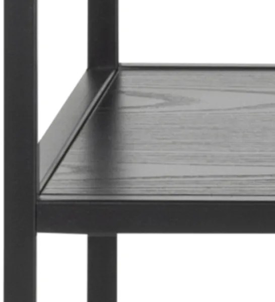 SARON konzolasztal fekete színben