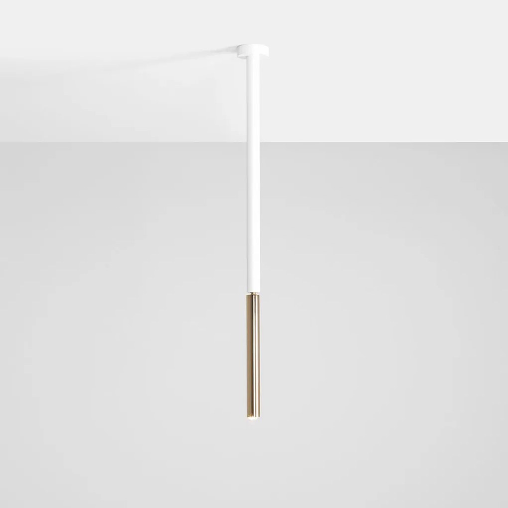 ALDEX 1067PL_G_M STICK Hengeres Mennyezeti Lámpa Fehér, Arany G9 IP20