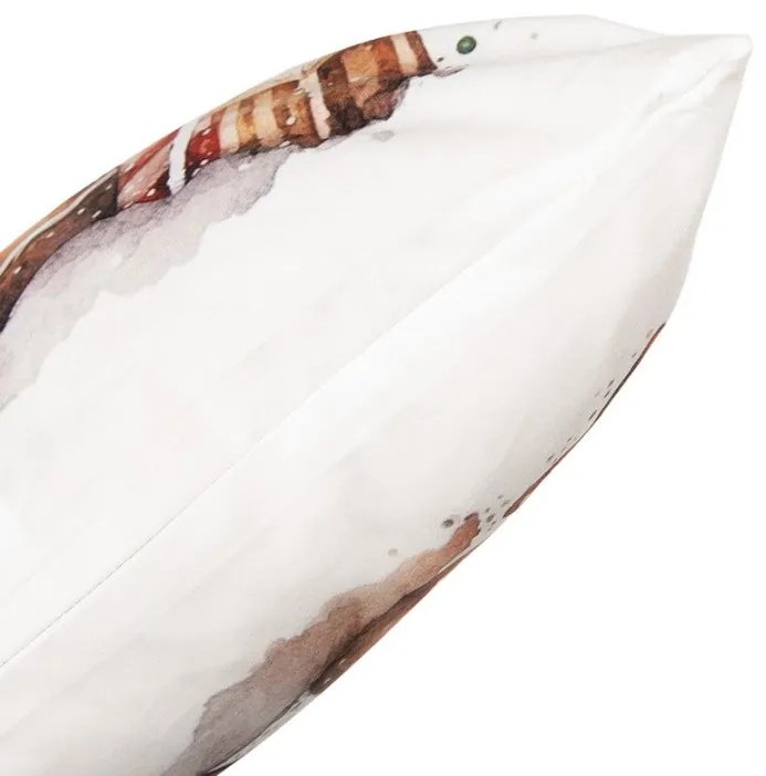 Karácsonyi párnahuzat 45x45 cm mézeskalács baba