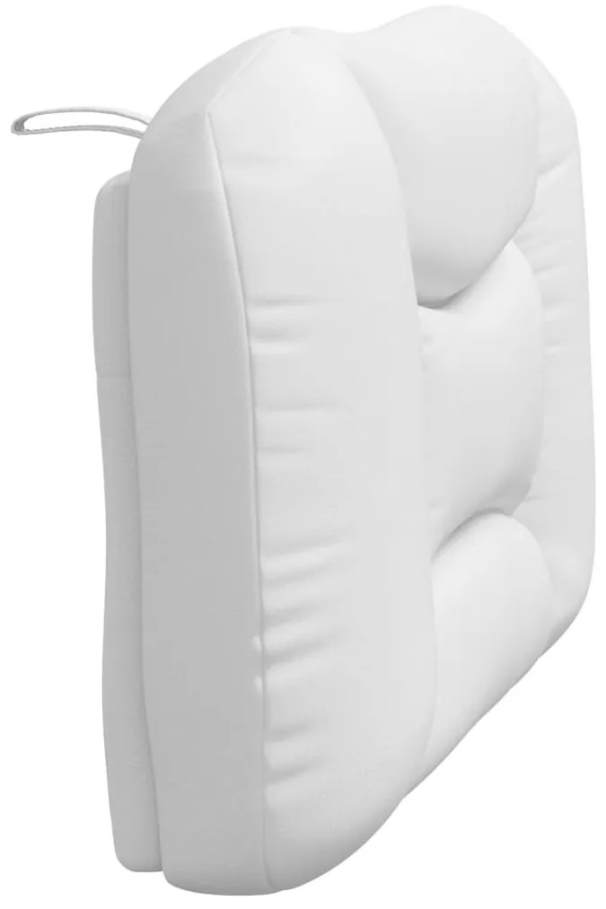 fehér műbőr fejtámla párna 90 cm