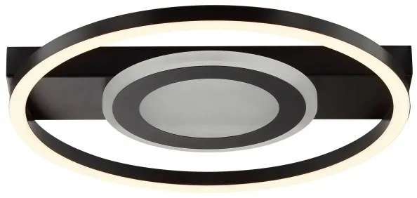 Brilliant -LED RGBW dimmelhető mennyezeti lámpatest MAUREEN LED/20W/230V 3000-6500K fekete+ távirányító