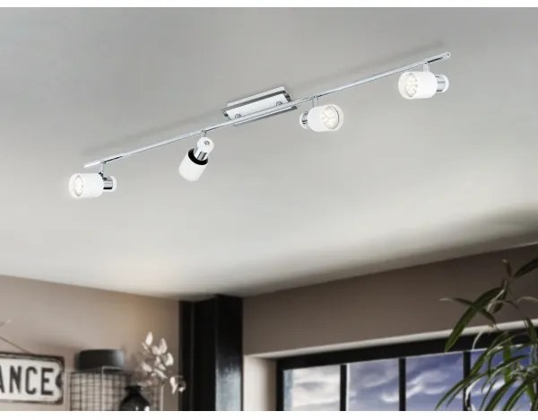 Eglo 92087 - LED Spotlámpa DAVIDA 4xGU10-LED/5W/230V