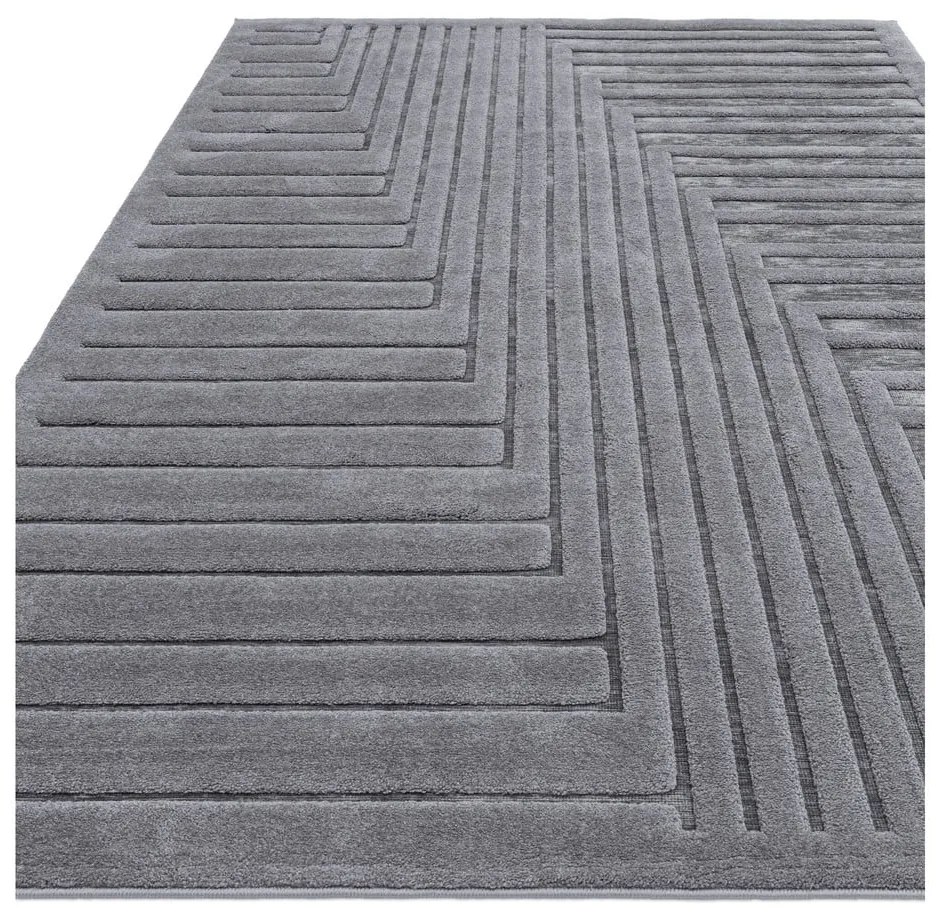 Antracitszürke szőnyeg 120x170 cm Valley – Asiatic Carpets