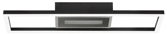 Brilliant-LED RGBW Dimmelhető mennyezeti lámpatest BESSON LED/20W/230V 3000-6500K fekete + távirányító